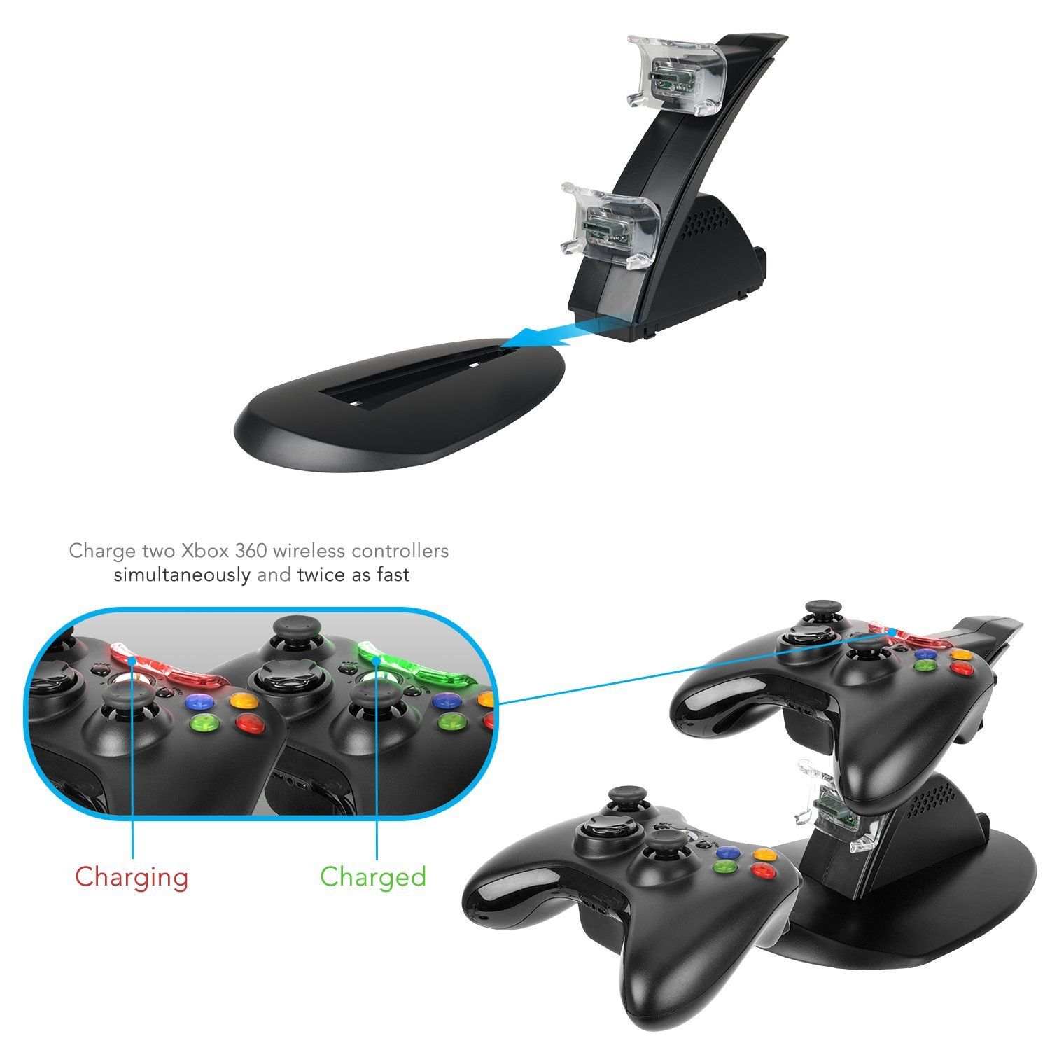 pdp xbox one controller charger