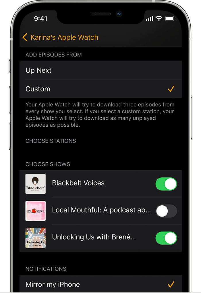 connect apple watch to itunes